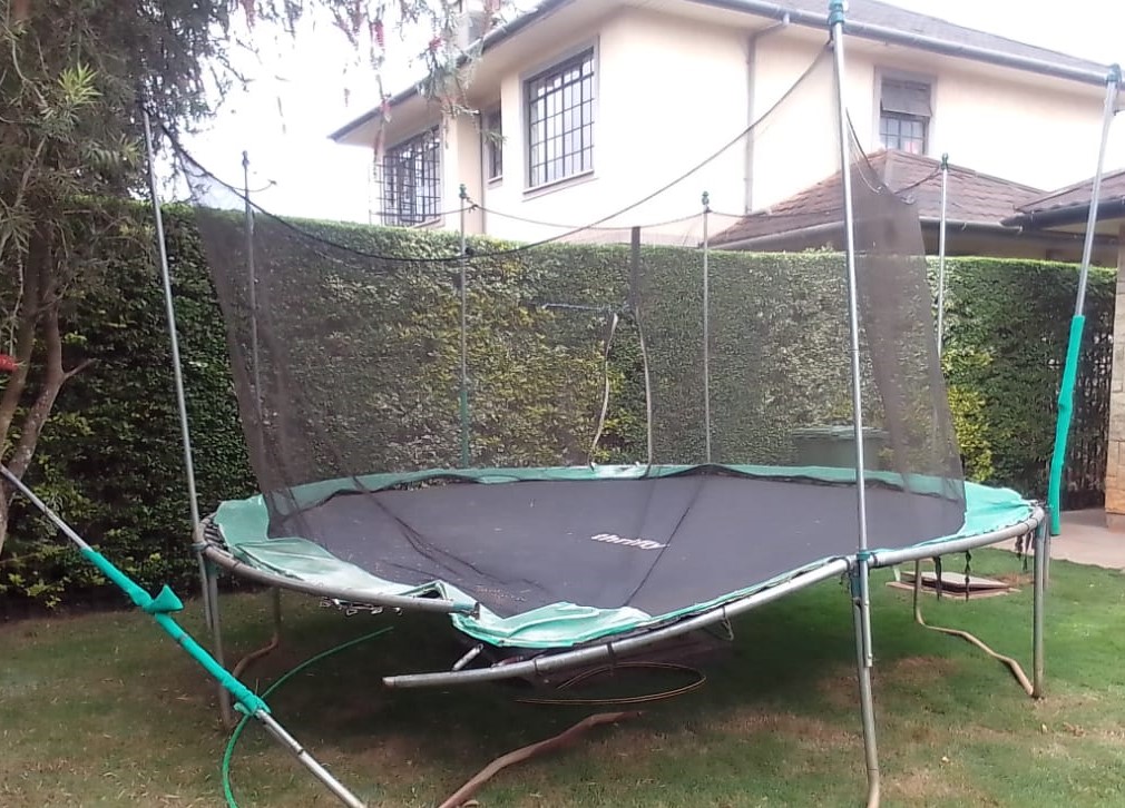 What happens to old trampolines in Nairobi?