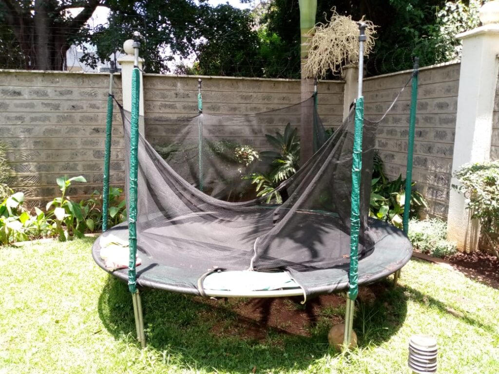 Trampoline repairs in Kenya