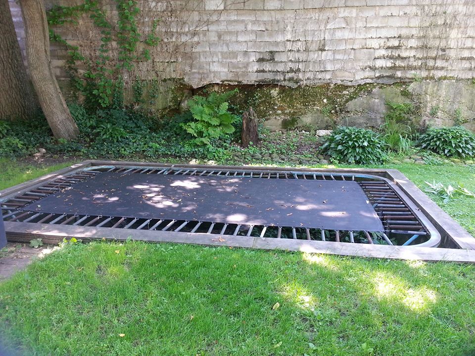 Fixing Trampoline Mat holes