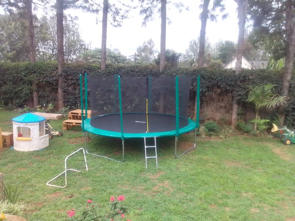 The sale of trampolines in Naivasha Kenya