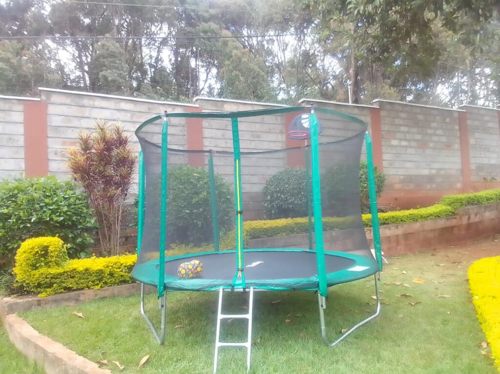 The sale of trampolines in Nanyuki Kenya