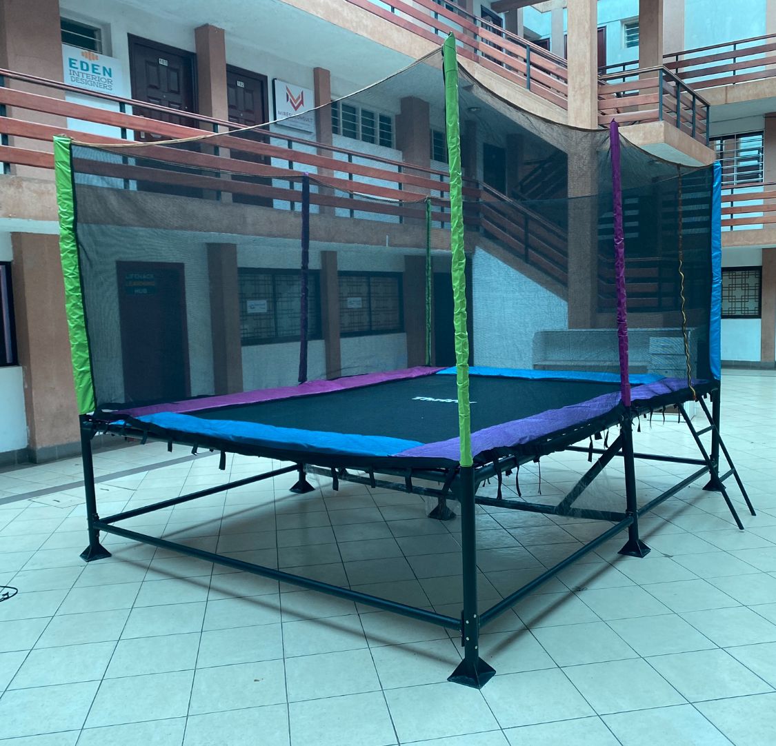 Trampolining for health in Nairobi Kenya